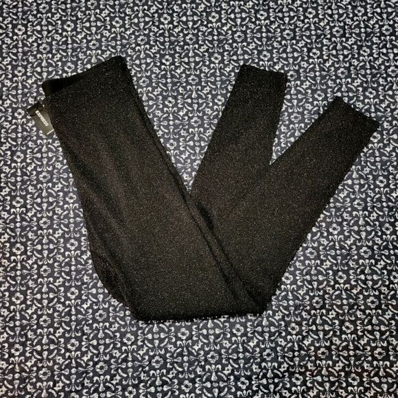 Express Sparkly Stretchy Leggings  - Picture 2 of 5